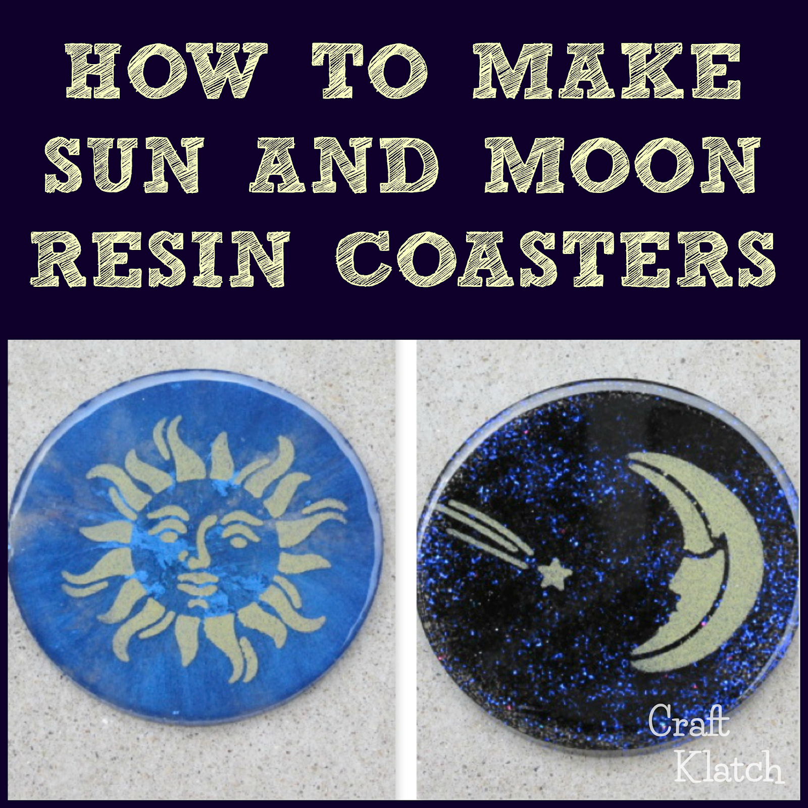 How To Dye and Stencil Wooden Coasters with Video Tutorial