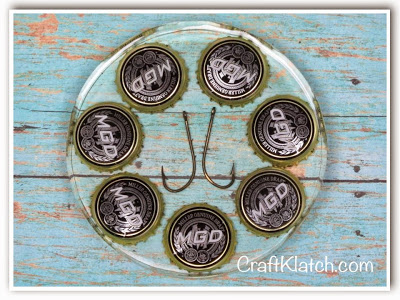 DIY Beer and Fishing Coaster Father's Day Gift Idea - Another Coaster  Friday - Craft Klatch