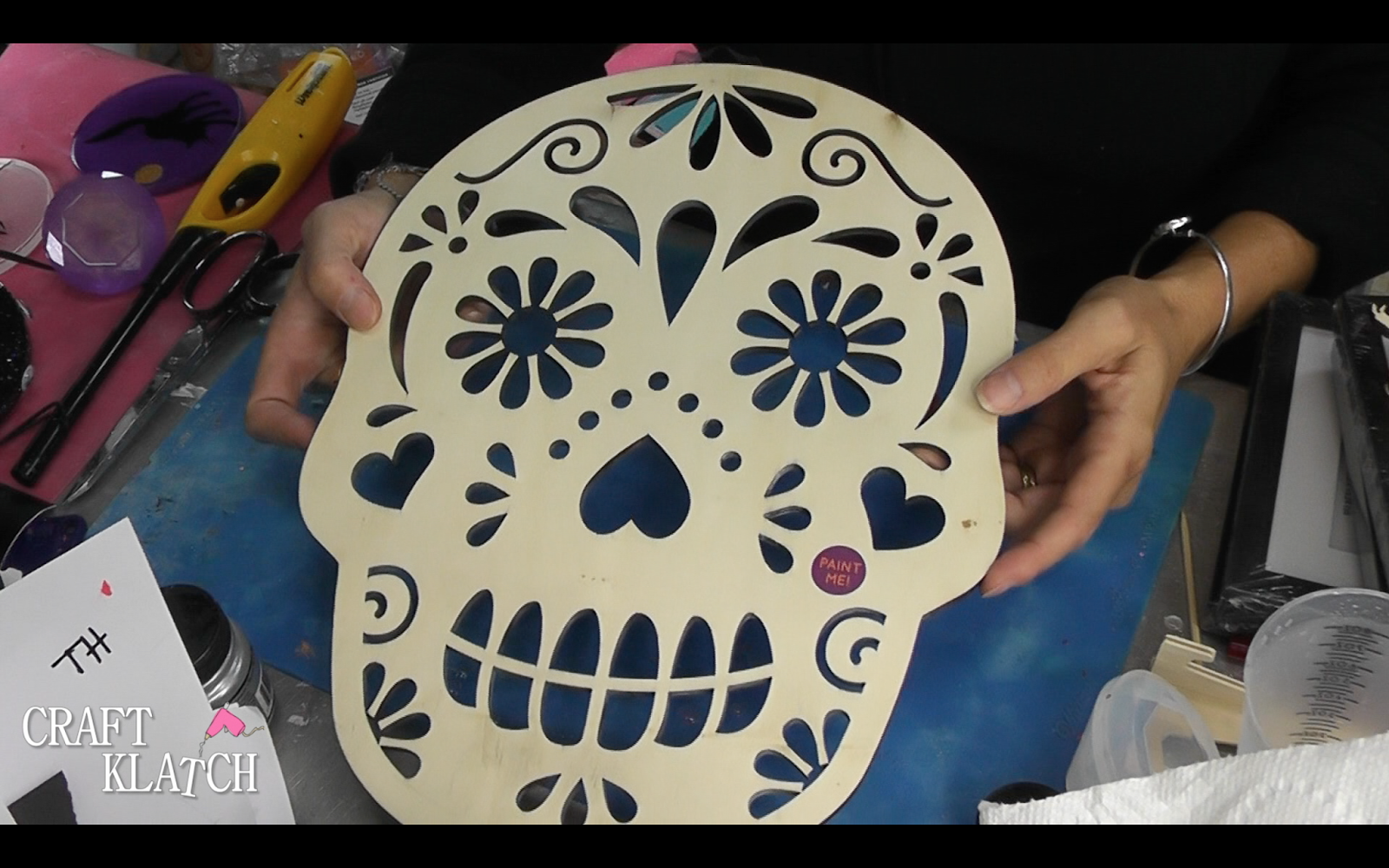 Sugar Skull Decoration! Resin Craft ~ Halloween DIY ~ Craft Klatch - Craft  Klatch