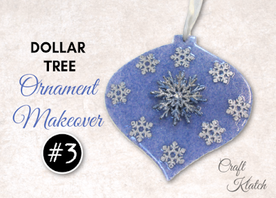 How to Make a DIY Dollar Tree Snowflake Christmas Decor