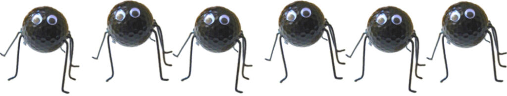 golf ball spider banner