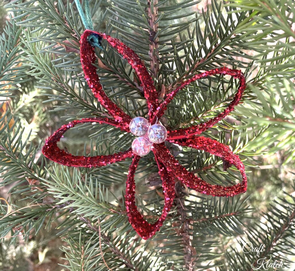 Toilet paper Christmas ornament
