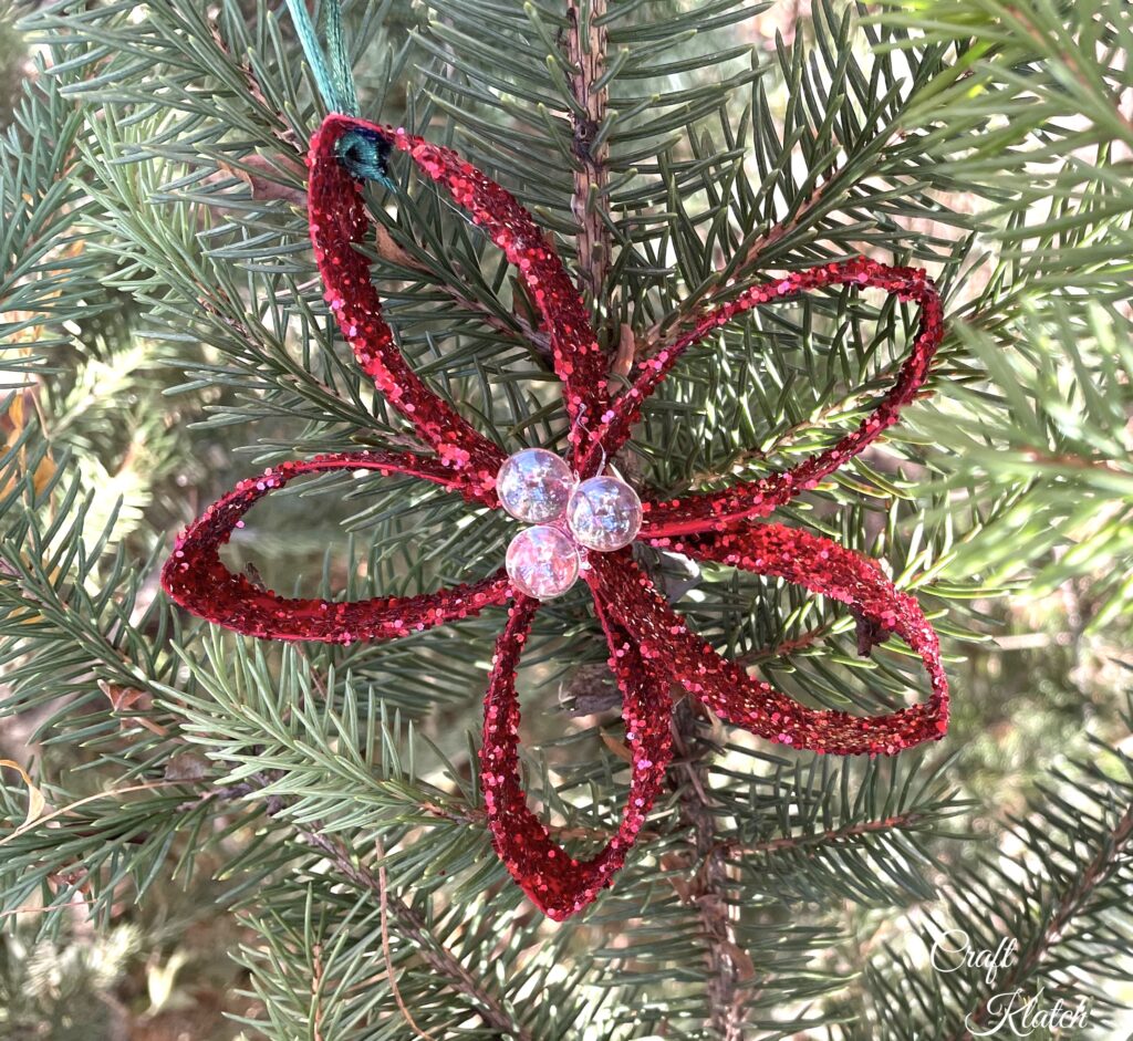 Toilet paper Christmas ornament 