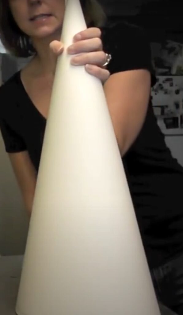 How to make a cone from paper