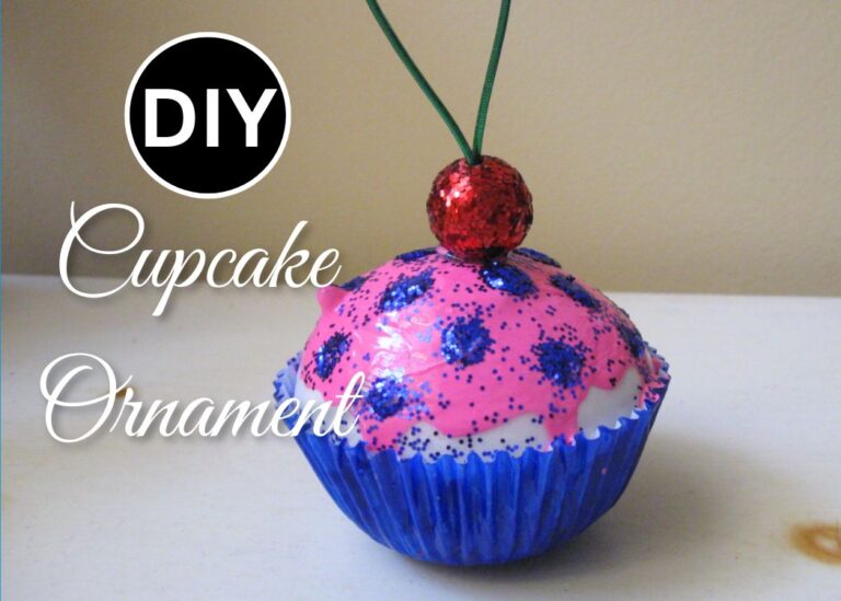 DIY Cupcake Ornament
