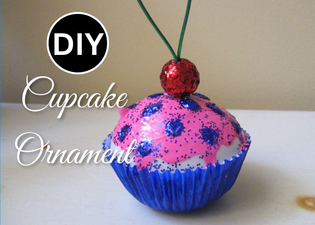 DIY Cupcake Ornament