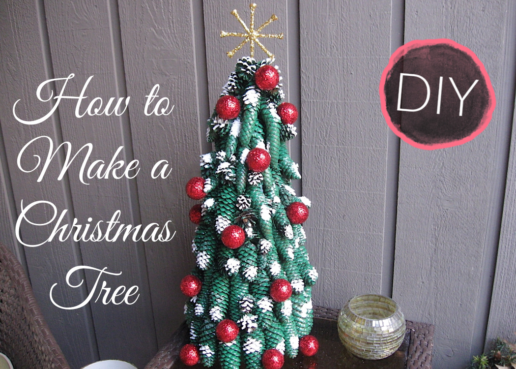 How to make a Christmas tree out of pine cones | Golf Ball Christmas Tree