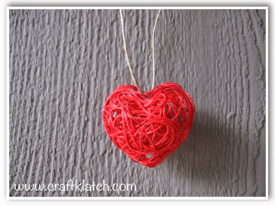 String Art: Valentine's Day String Heart Craft Tutorial - Craft Klatch