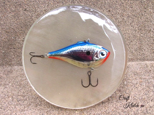 Fishing Lure Coaster DIY