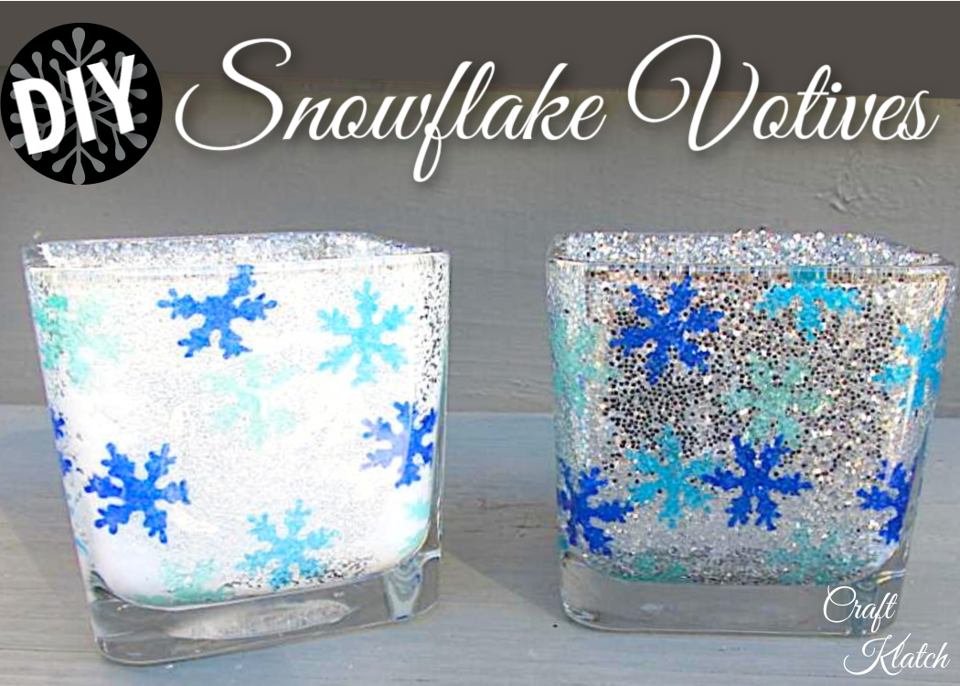 How to make snowflake votives