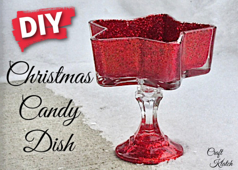 How to make a candy dish for Christmas | dollar tree craft
