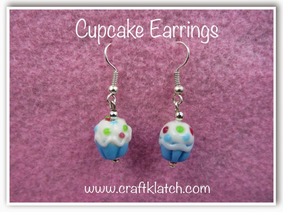 cupcake, cupcakes, cupcake jewelry, cupcake earrings, how to make, how to, diy, jewelry, craftklatch, craft klatch, oriental trading, idea, ideas, craft, crafts, crafting, sleepover, activity