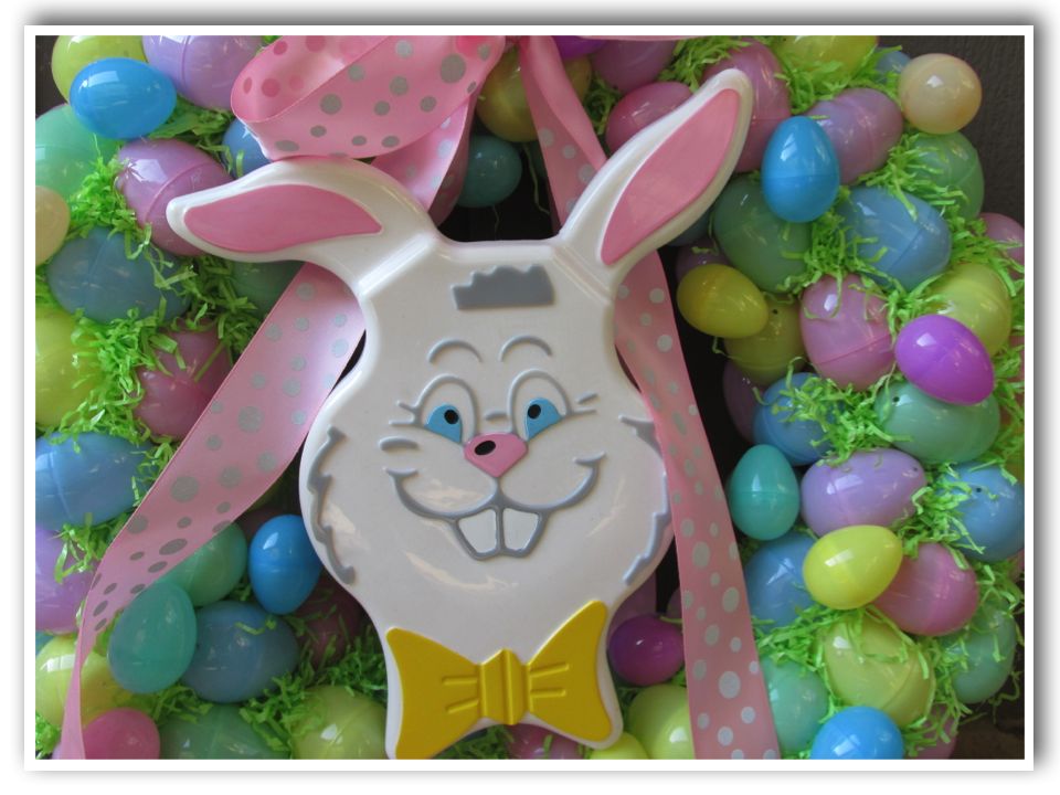 Resin Easter Bunny decoration