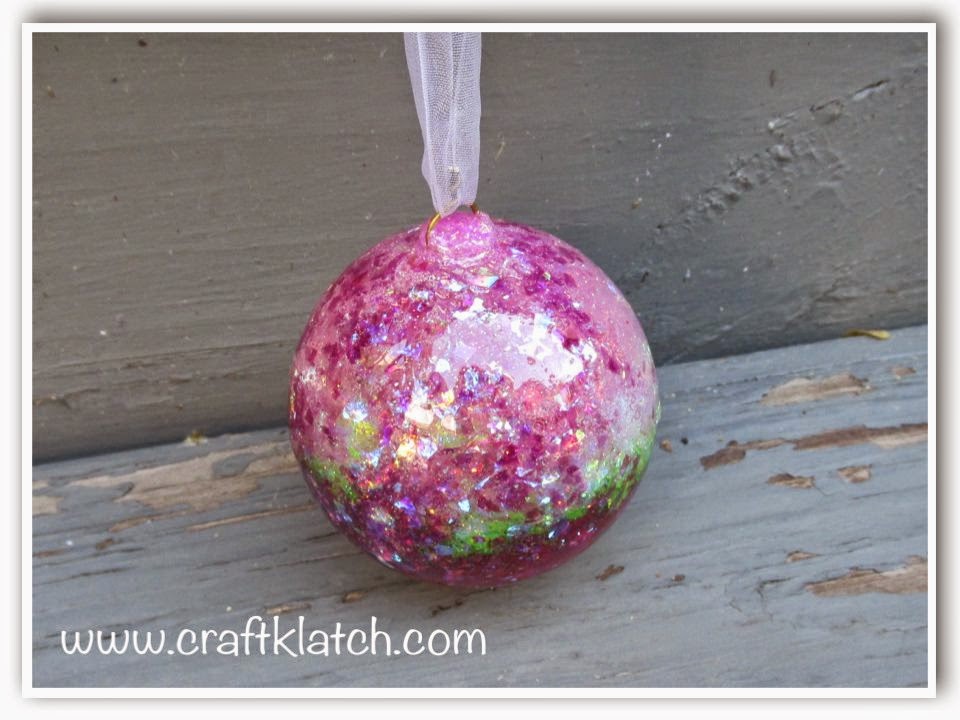 DIY Resin Glitter Garden Ball Ornament - Make Something Monday - Craft  Klatch