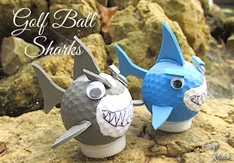 golf ball sharks craft