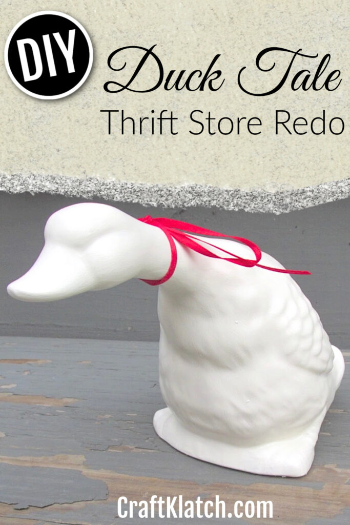 duck tale diy thrift store knick-knack redo pinterest pin