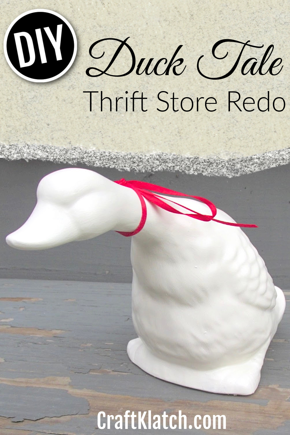 Duck Tale DIY Thrift Store KnickKnack Redo [Video] Craft Klatch