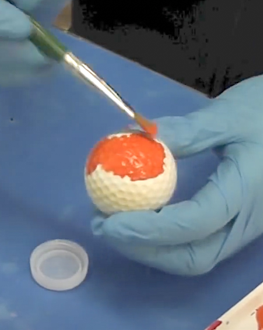 Goldfish Golf Ball Recycling Craft with Video Tutorial Craft Klatch