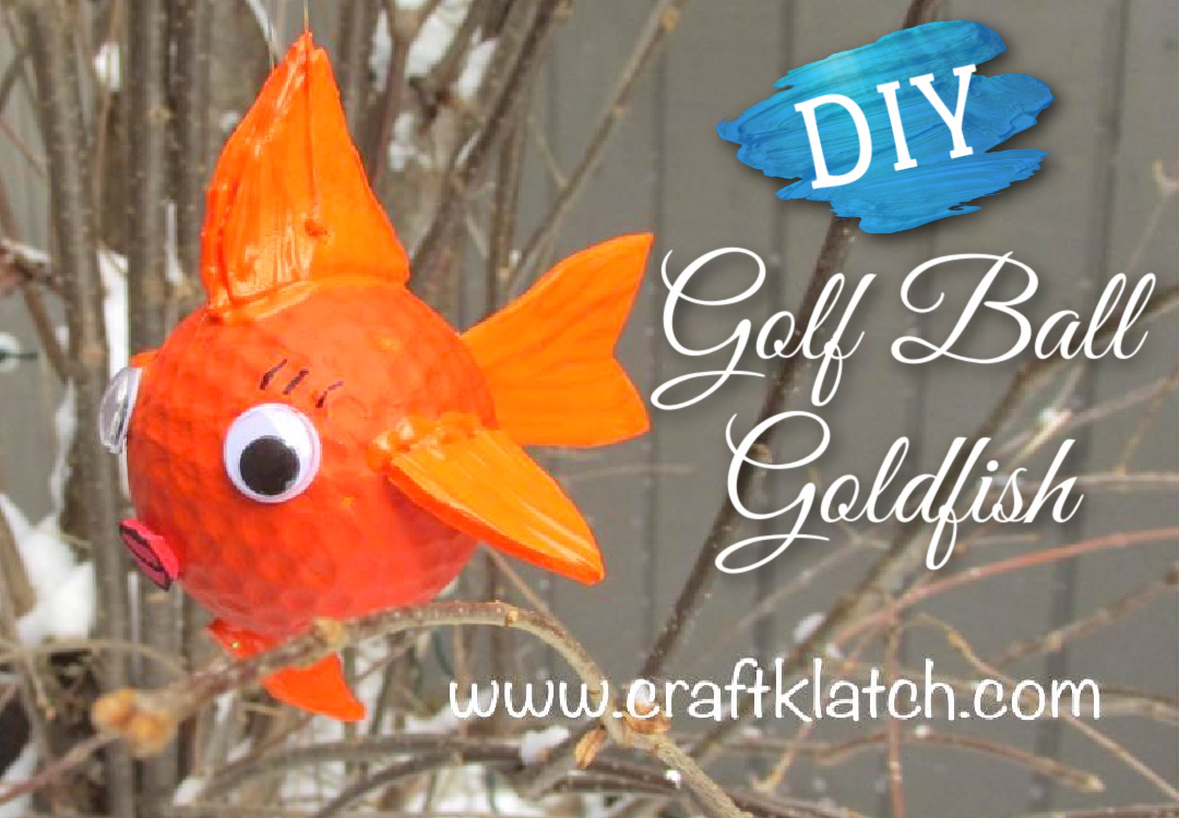 Gold ball goldfish diy