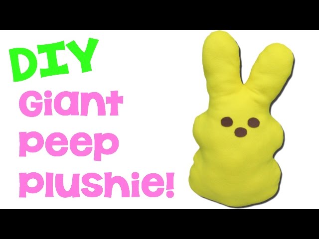 DIY Big Peep Plushie Craft Klatch Craft Klatch
