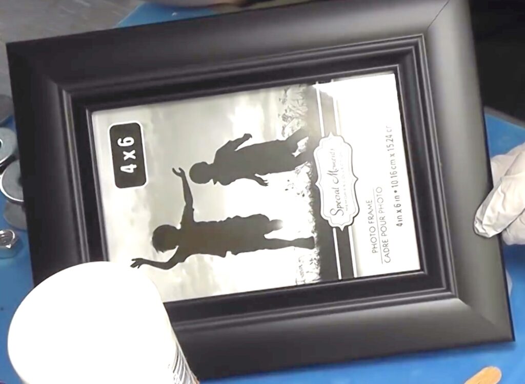 Plain black frame for Father's Day Gift  DIY