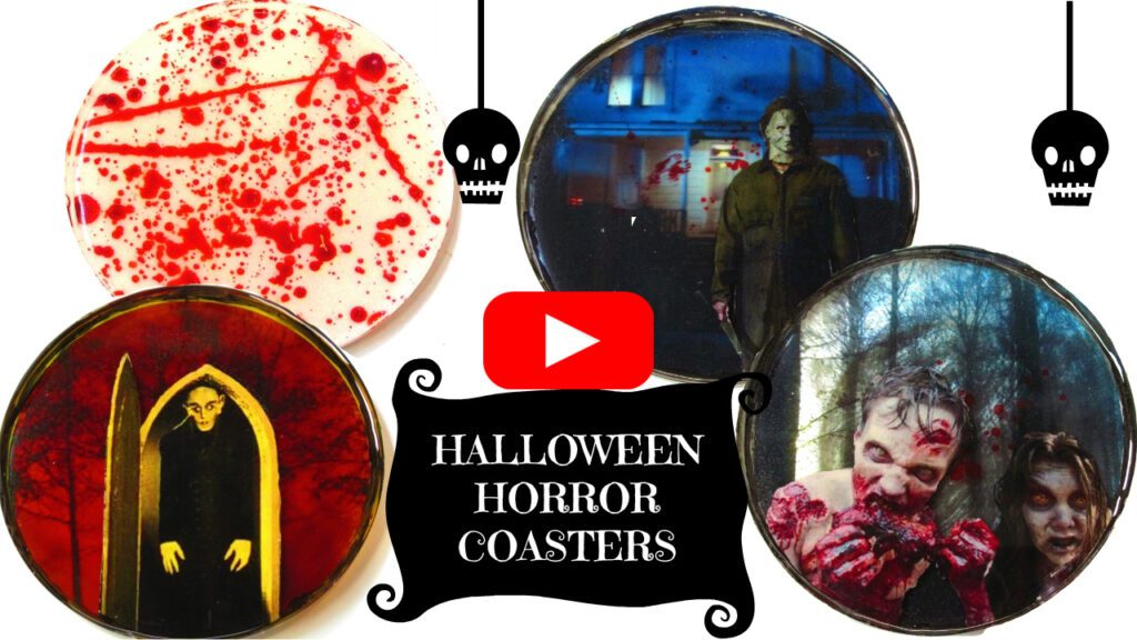 The best horror movie character coasters