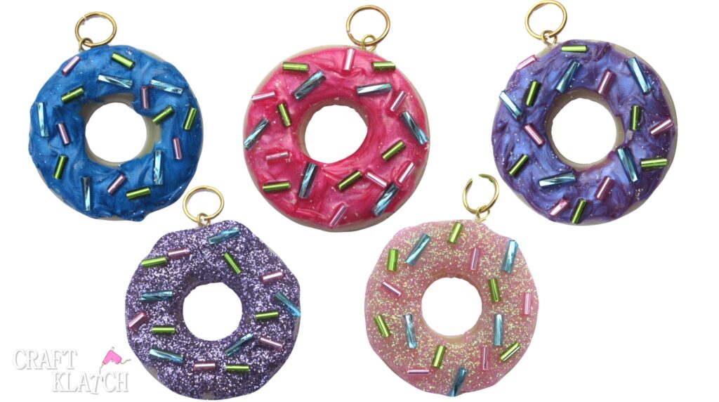 How to make donut necklaces