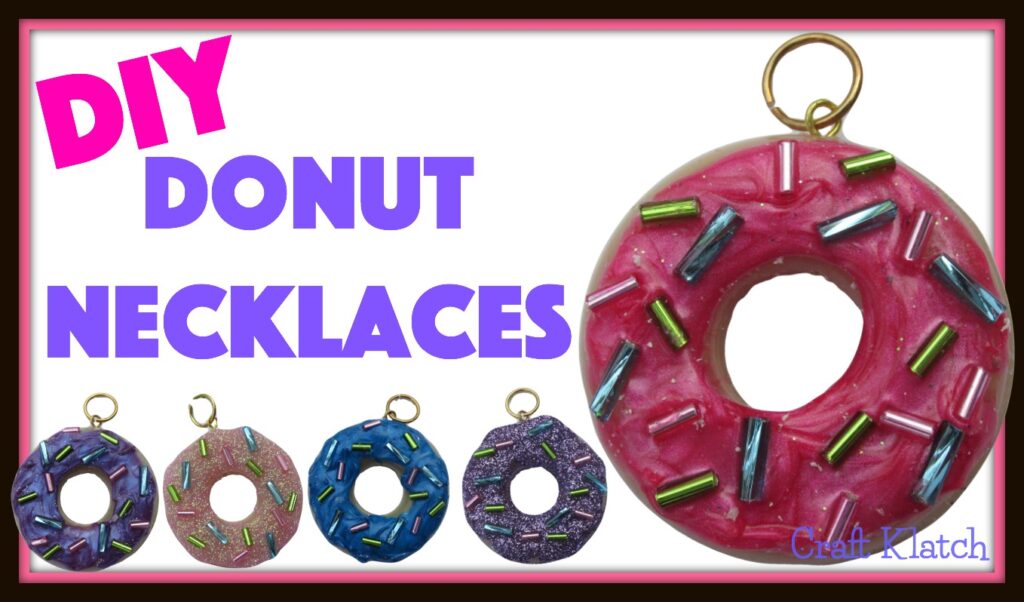 How do make donut necklaces to wear