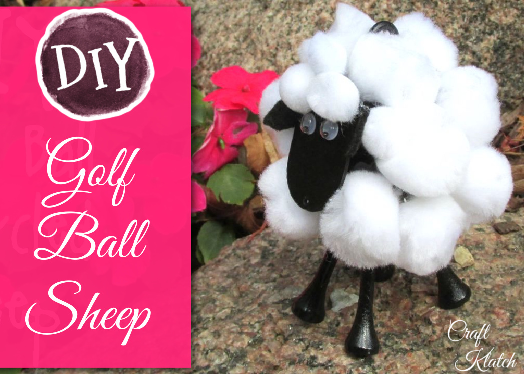 golf ball sheep diy