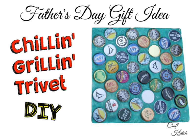 Father's Day Gift idea Chillin' Grillin' Trivet