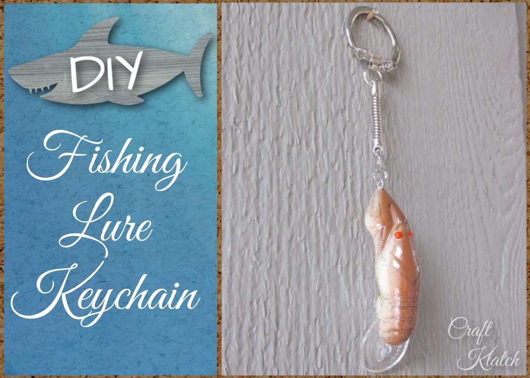 Crawfish Fishing lure keychain DIY