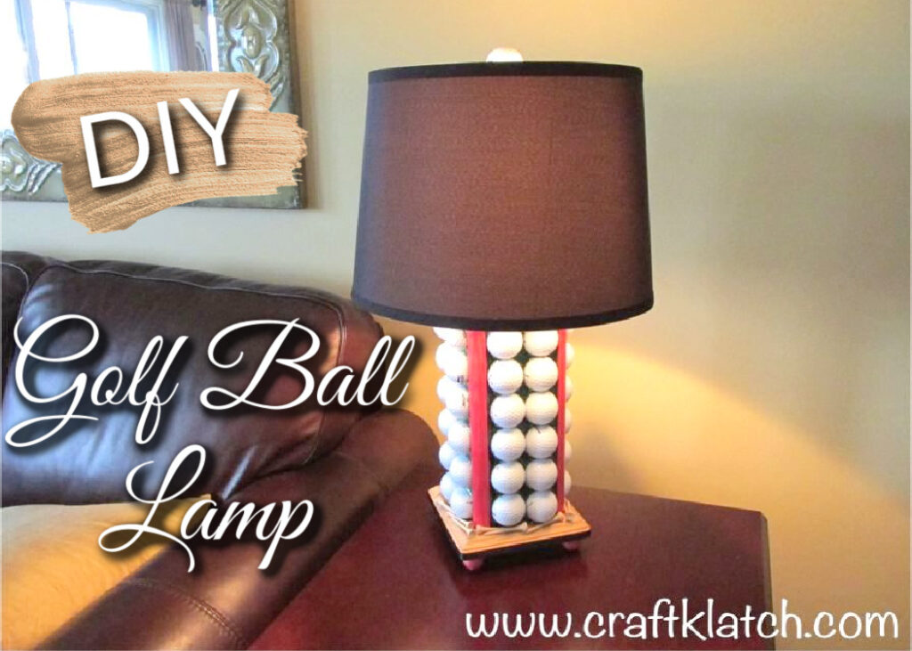 Golf Ball Lamp DIY