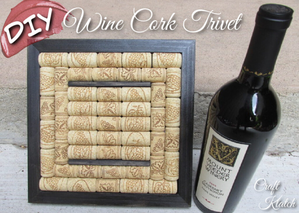 Wine Cork Trivet DIY
