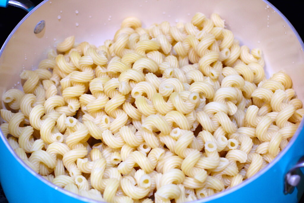 cooked cavatappi noodles | cooked corkscrew noodles