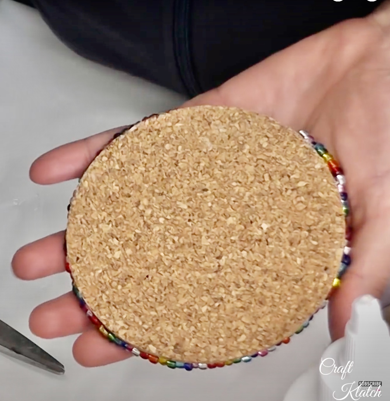 Easy Bead Drink Coaster DIY Project Another Coaster Friday Craft