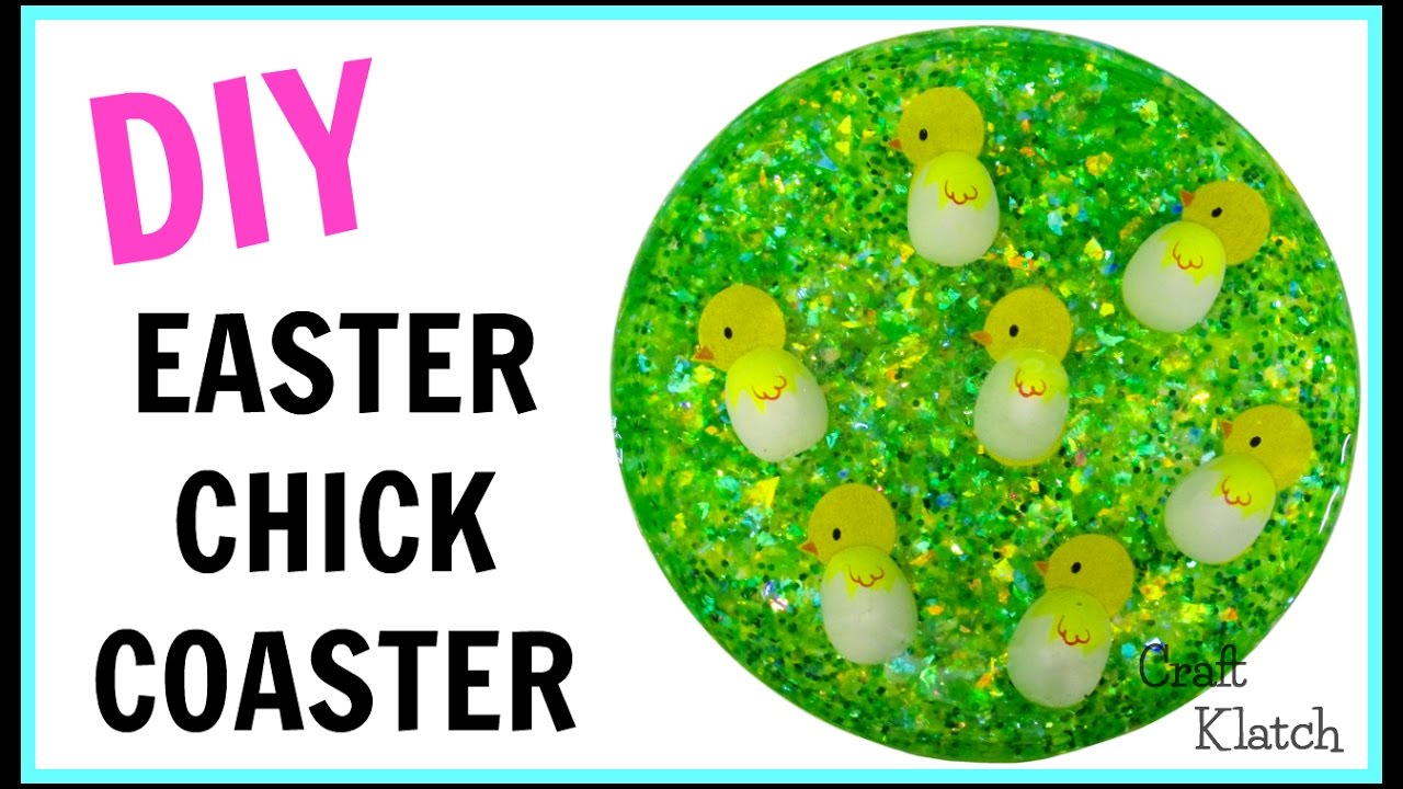 Resin Easter Chick Coasters Resin Project Another Coaster Friday