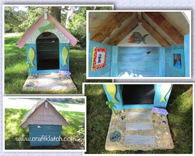 Key west inspired beach house doghouse