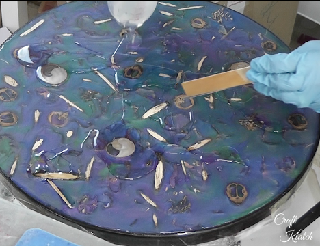 How to Use Magic Resin's Table Top & Art Resin - Coat a Painting with Epoxy  Resin 