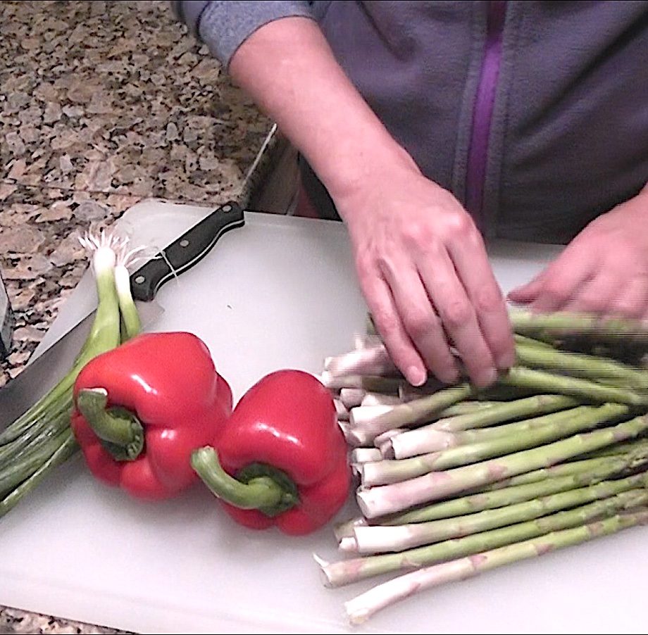 Ingredients for Orzo summer pasta salad