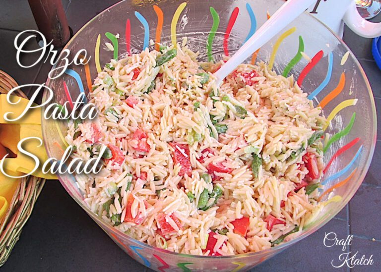 Orzo Summer Pasta salad