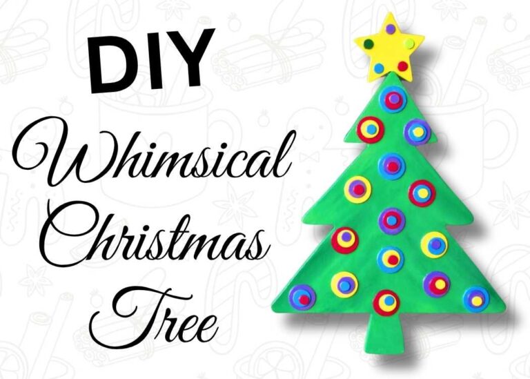 DIY Whimsical Christmas tree