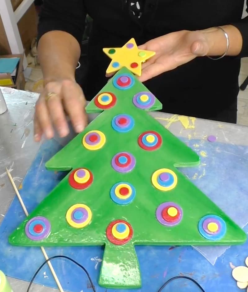 DIY Whimsical Christmas tree