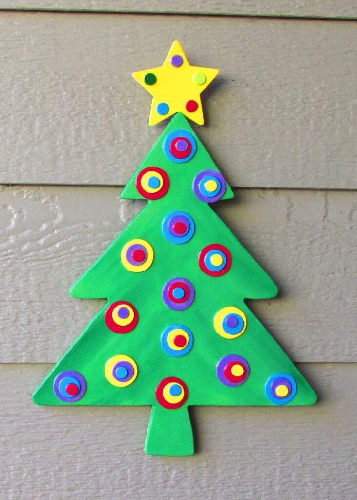 DIY Whimsical Christmas tree 