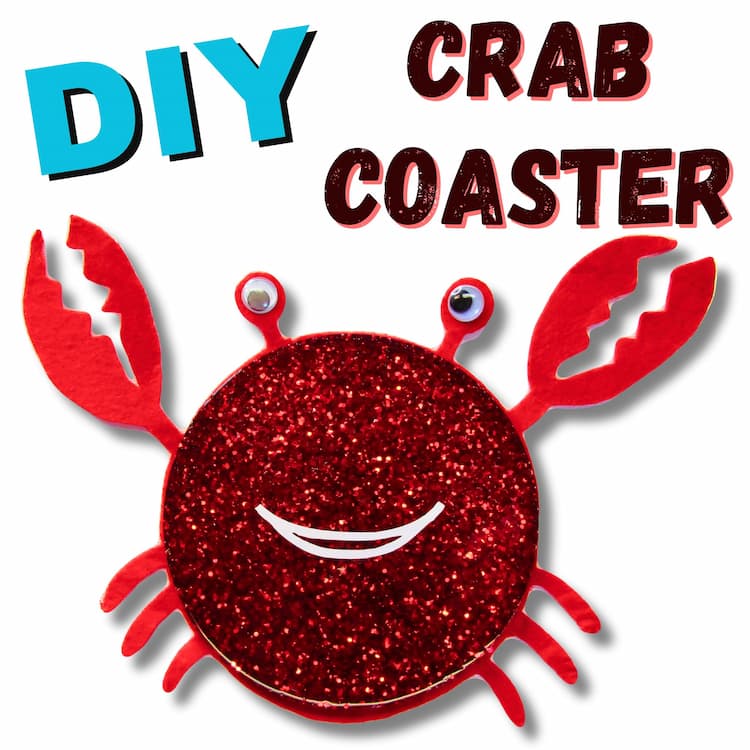 DIY Crab coaster