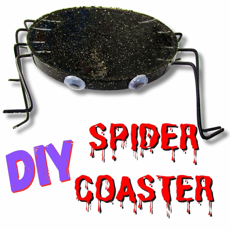 DIY spider coaster