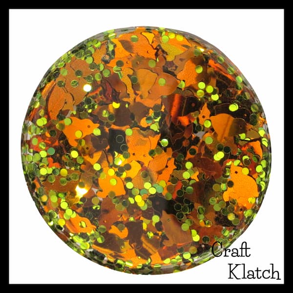 Easter confetti coaster