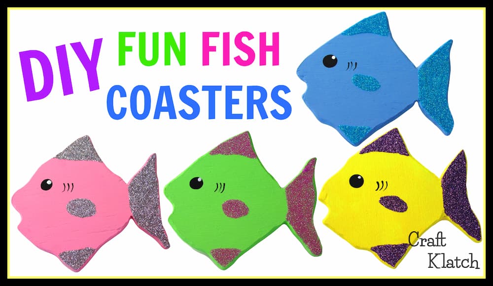 Fun fish coasters