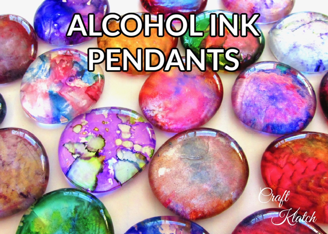 Ceramic Hand-Painted Alcohol Ink Magnets
