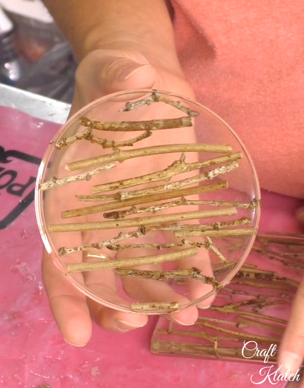 How To Make A Resin Coaster with Twigs in 9 Easy Steps! Craft Klatch