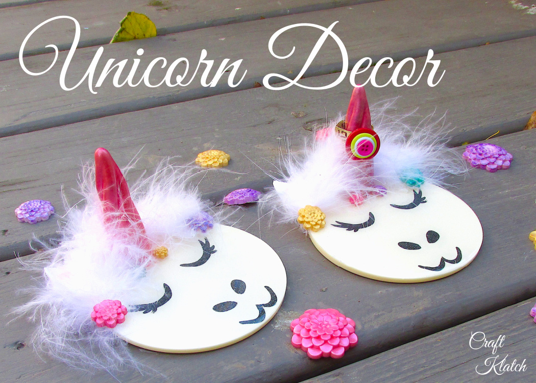 Unicorn Decor Coaster & Ringholder DIY [Video] - Craft Klatch